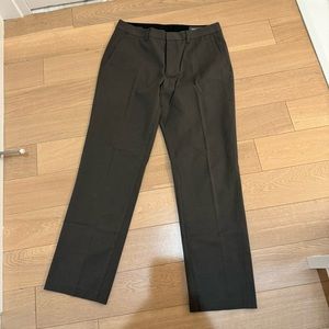 Bonobos Weekday Warrior Dress Pants - 32 x 30 - Olive Green - Straight Fit